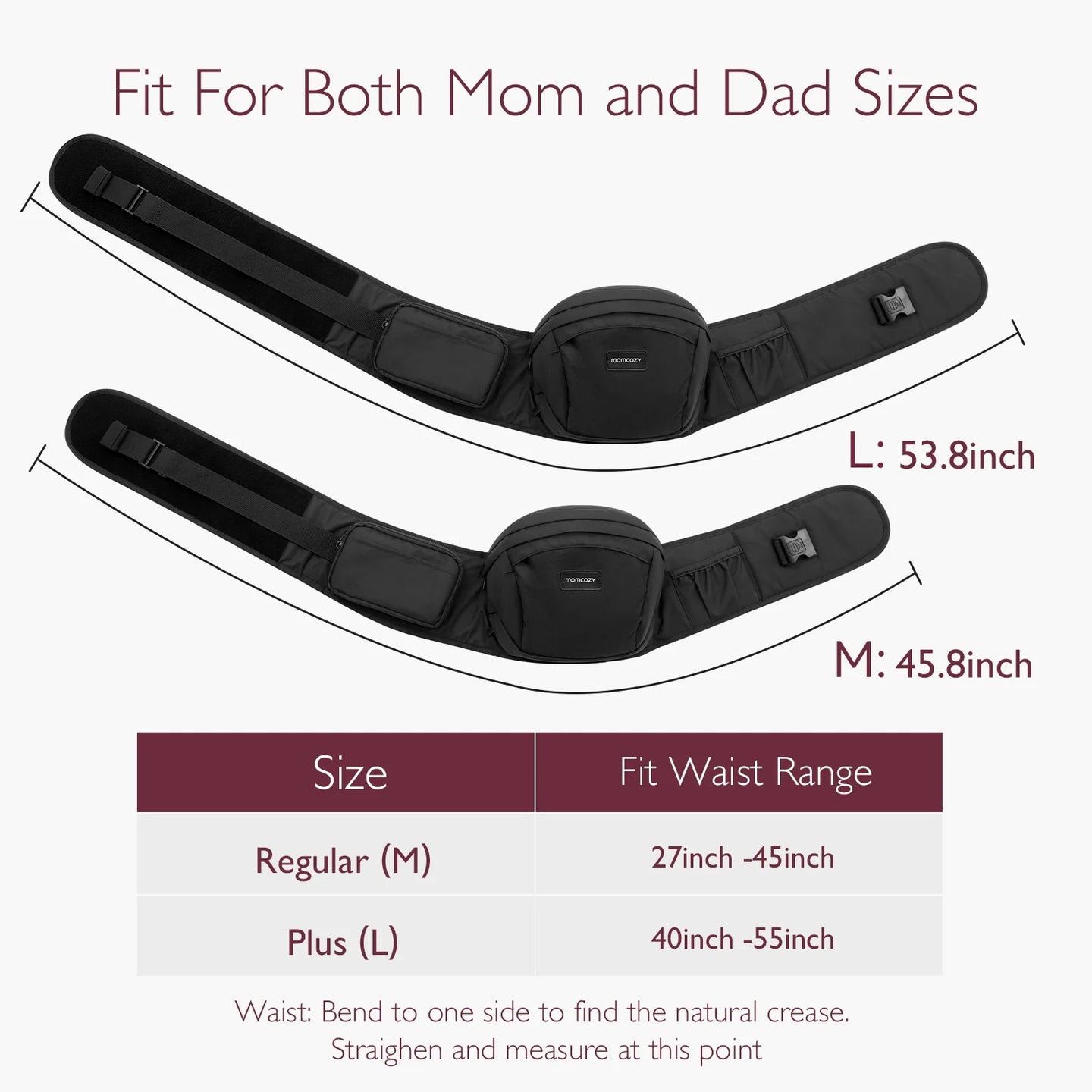 Momcozy - Hip Carrier -Original 3D Belly Protector for C-Section Mom